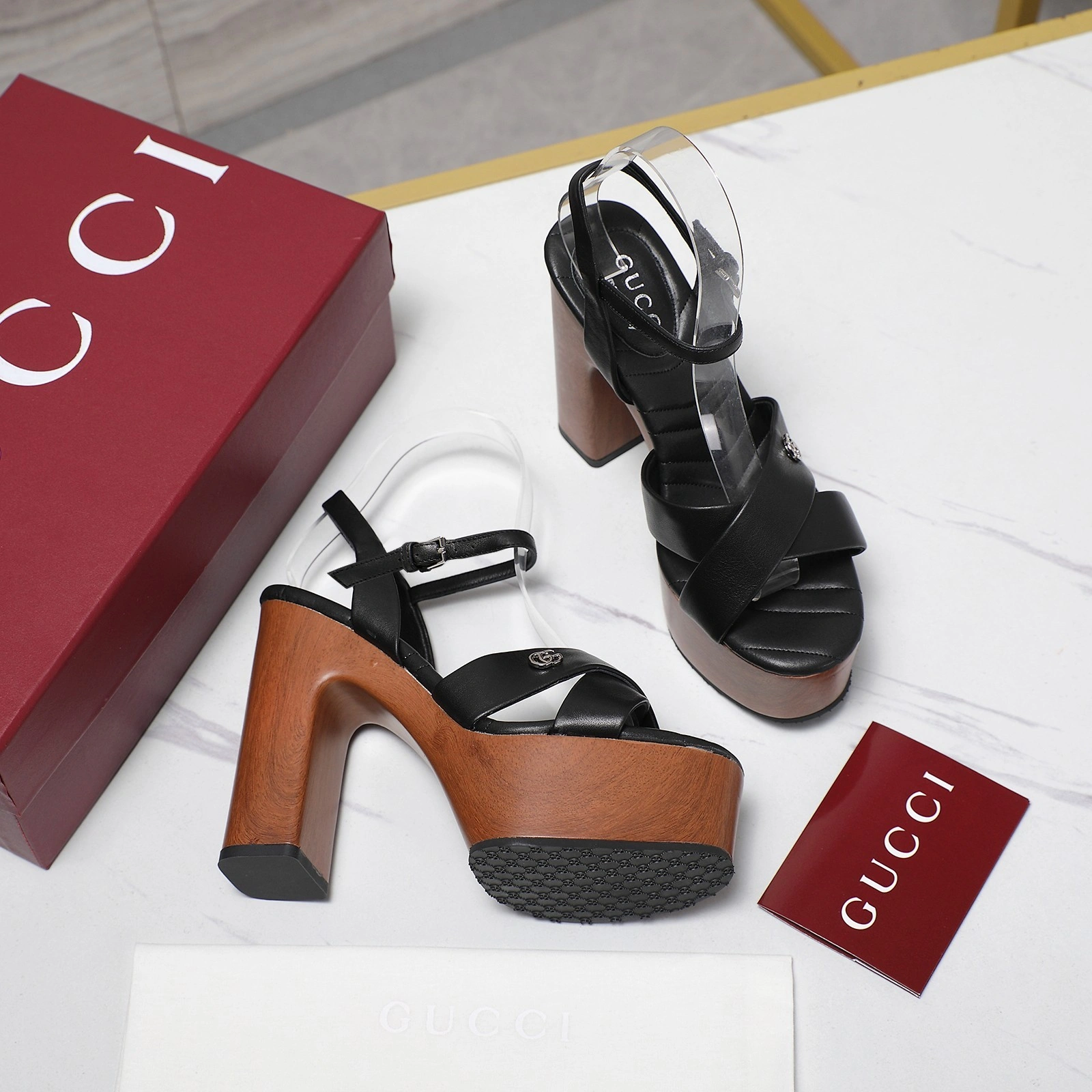 COCO-- 6u33i 835313 BKO00 1000 sheepskin cowhide Heel height：12.5cm item:E-X362I1038